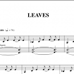 Stefan Heidtmann “Leaves” [Score/Partitur PDF]